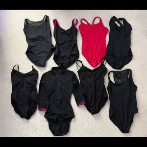 Assorted 8 Dance Leotards- Mariia, Bloch, So Danca, Natalie Size Adult L
